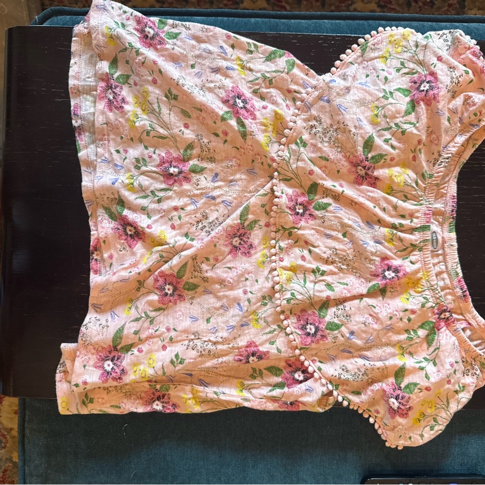 Old Navy Pink and Yellow Blouse